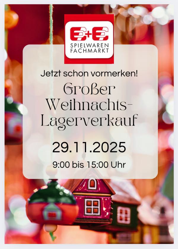 Lagerverkauf Weihnachten 2025